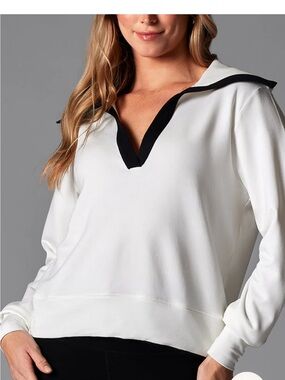 Tavi Cozy Collared Sweatshirt NWT